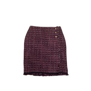 Talbots Tweed Burgundy Skirt